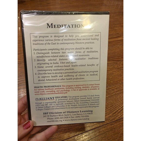 Meditation Institute for Brain Potential 4 DVDs CEUs by Dennis Marikis‎ Sealed - Picture 2 of 3